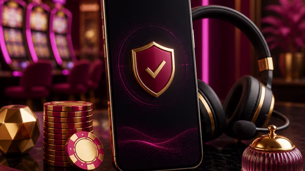 Mobile DelOro login and verification support scene