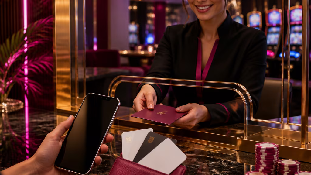DelOro withdrawal request prepared in the cashier